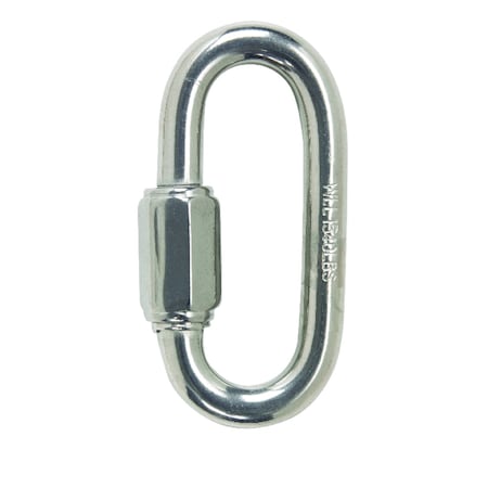 Campbell Chain & Fittings Campbell Polished Stainless Steel Quick Link 1540 lb 3-1/4 in. L T7630556
